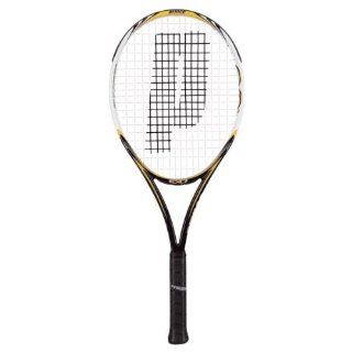 Prince EXO3 Hybrid Gold 107 Tennis Racquet 1/4  Tennis Rackets  Sports & Outdoors