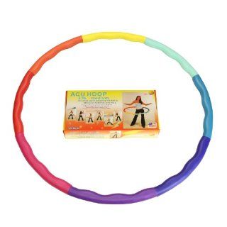 Sports Hoop   Acu Hoop 3M   3.2lb (Dia.38") Medium, Weighted Hula Hoop for Workout with 50 minutes Workout Lesson DVD : Waist Trimmers : Sports & Outdoors