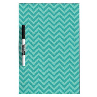 Chevron Green Chevron Background Dry Erase Board