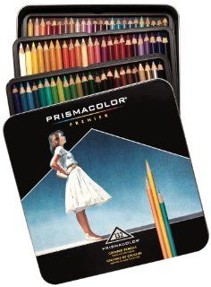 Prismacolor Premier Soft Core Colored Pencils, 132 Colored Pencils (4484)  Wood Colored Pencils 