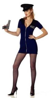 Women Large 8 10   Rookie Cop Costume (Gun and Stockings Not included) Adult Exotic Costumes Clothing