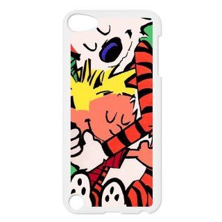 Custom Calvin and Hobbes Case For Ipod Touch 5 5th Generation PIP5 123: Cell Phones & Accessories