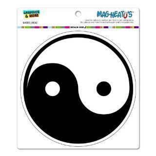 Yin Yang Chinese Symbol   Circle MAG NEATO'STM Automotive Car Refrigerator Locker Vinyl Magnet Automotive