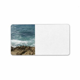 Beach Meets Ocean Custom Address Labels