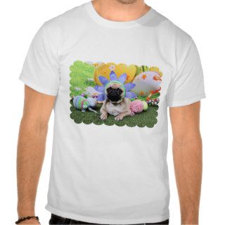 Easter   Pug   Louie T Shirts