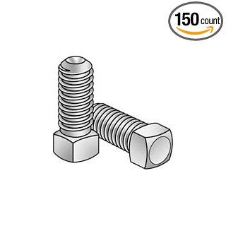 3/4 10x1 3/4 Square Hd Set Screw Cup Pt UNC Case Hardened Steel / Plain Finish, Pack of 150 Ships FREE in USA: Industrial & Scientific