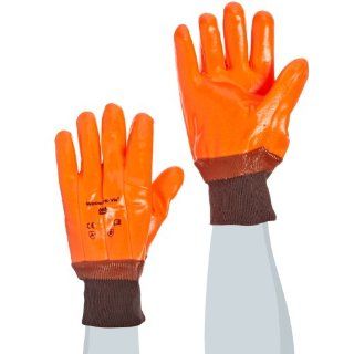 Ansell Winter Monkey Grip 23 491 Vinyl Glove, Fully Coated on Jersey Liner, X Large (Pack of 12 Pairs): Work Gloves: Industrial & Scientific