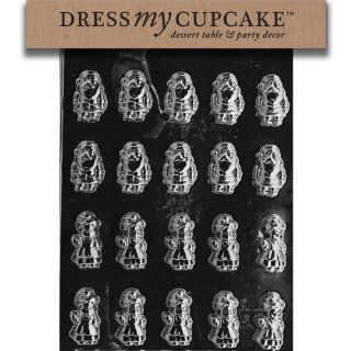 Dress My Cupcake DMCC182SET Chocolate Candy Mold, Mr. and Mrs. Claus, Set of 6: Candy Making Molds: Kitchen & Dining