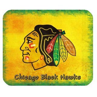 Custom Chicago Blackhawks Soft Rectangle Mouse Pad MP1822 : Office Products
