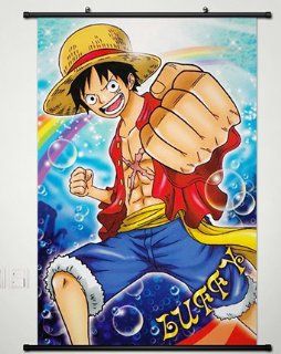 Home Decor One Piece Monkey D. Luffy Cosplay Wall Scroll Poster 23.6 X 35.4 Inches 186 : Prints : Everything Else