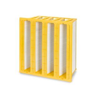 Filtration Group 40046 P FP 4V Mini Pleat Air Filter, Wet Laid Micro Fiberglass, Yellow/White, 15 MERV, 193 square feet of media, 24" Height x 24" Width x 12" Depth (Case of 1): Replacement Furnace Filters: Industrial & Scientific