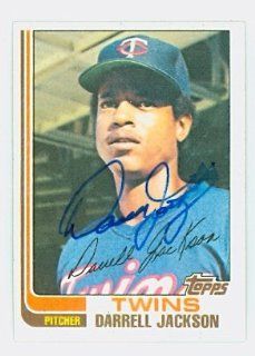Darrell Jackson AUTO 1982 Topps #193 Twins: Sports Collectibles