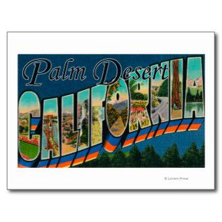 Palm Desert, California   Large Letter Scenes Post Cards