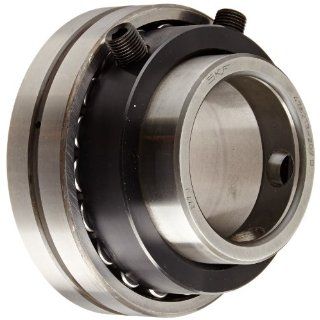 SKF 476213 207 B Spherical Roller Bearing Insert, Open, Unsealed, Setscrew Locking, Regreasable, Steel, 2 7/16" Bore, 120mm OD, 31mm Outer Ring Width, 31400lbf Dynamic Load Capacity: Industrial & Scientific
