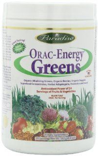 Paradise Herbs Orac Energy Powder, Greens, 182 Gram: Health & Personal Care