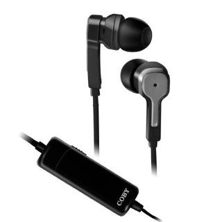 Coby High Perforamance Noise Canceling Isolation Stereo Earphones CVE197 (Black) (Discontinued by Manufacturer): Electronics