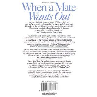 When a Mate Wants Out Secrets for Saving a Marriage Sally Conway, Jim Conway 9780310236474 Books