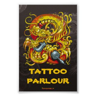 Tattooer Dragon Print