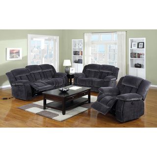 St. Albans Grey Power Assisted Recliner Set Recliners