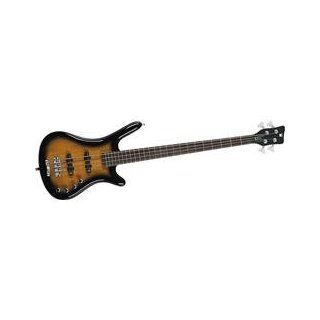 Warwick Rockbass Corvette Basic Electric Bass Guitar Almond Sunburst (Almond Sunburst): Musical Instruments