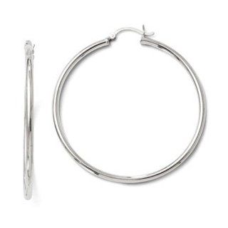 Leslies Sterling Silver Polished Hinged Hoop Earrings Cyber Monday Special: Jewelry Brothers: Jewelry