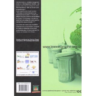 Sociographe 29 Education a l Environnement et le Travail Social (French Edition): Irtsl: 9782952890083: Books