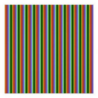 Rainbow Stripes. Fun Multi color Pattern. Print