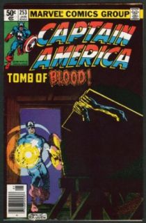 CAPTAIN AMERICA #253 Marvel comic book 1 1981 OJ Simpson; Lego ads: Entertainment Collectibles