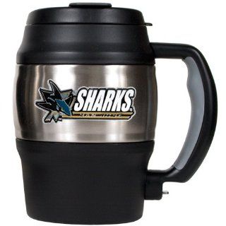 San Jose Sharks NHL 20oz Stainless Steel Mini Jug with Bottle Opener : Sports Fan Thermoses : Sports & Outdoors