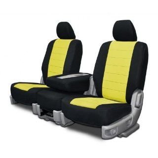Custom Fit Seat Covers For Ford & Lincoln 60 40 Seats   Yellow Neo Sport Fabric: Automotive