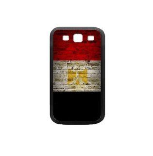 Egypt Flag Samsung Galaxy S3 Black Case Brick Wall Design: Cell Phones & Accessories