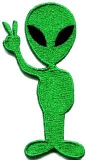Alien Ufo Flying Saucer Roswell Area 51 Retro Sew Applique Iron on Patch S 252 Handmade Design From Thailand: Patio, Lawn & Garden