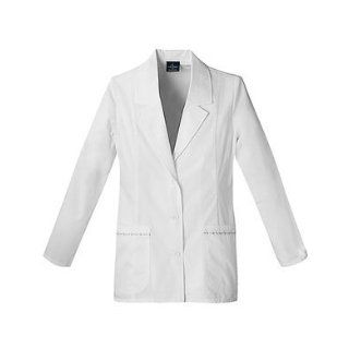 Baby Phat Printed Logo Lab Coat Scrub Lab Coats, White; L: Clothing