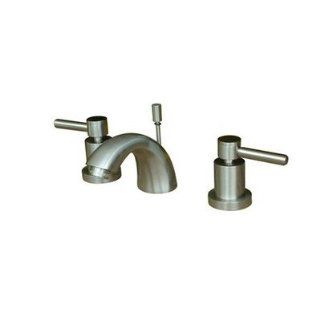 Elements of Design ES295DL+ Tampa Widespread Bathroom Sink Faucet with Double Lever Handles Finish: Satin Nickel    