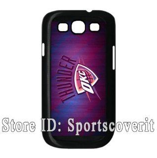 Special designed Samsung Galaxy S3 Hard Case with NBA Oklahoma City Thunder team logo for NBA fans by Sportscoverit: Cell Phones & Accessories