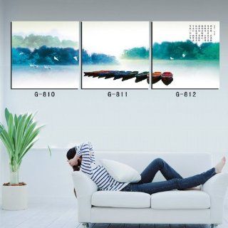 MODERN ABSTRACT HUGE WALL Deco ART PAINTING ON CANVAS (No Frame) YIWU ART 268 : Office Products