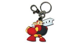 Mega Man 10 Powered Up PVC Keychain Guts Man: Toys & Games