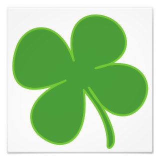 Irish Shamrock Photographic Print