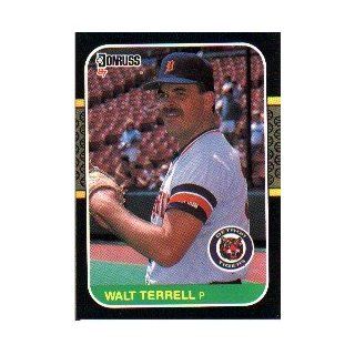1987 Donruss #275 Walt Terrell: Sports Collectibles