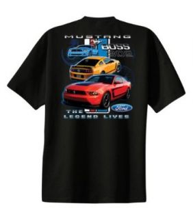 Ford Mustang Boss 302 T shirt Legend Lives Design Novelty T Shirts Clothing
