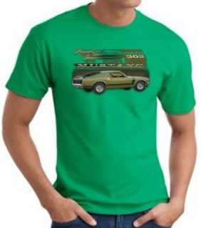 Ford Car 1970 MUSTANG BOSS 302 Classic Adult T shirt Tee   Kelly: Clothing