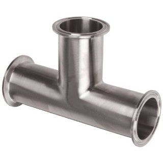 Parker Sanitary Tube Fitting, Stainless Steel 304, Tee, 2" Tube OD: Pipe Fittings: Industrial & Scientific