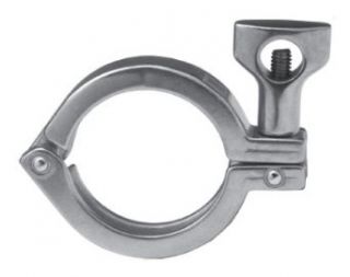 1" Single Pin Heavy Duty Pipe Clamp, 304 SS Industrial Pipe Fittings