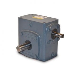 Boston Gear 71315KG Right Angle Gearbox, Solid Shaft Input, Right Output, 15:1 Ratio, 1.33" Center Distance, .66 HP and 305 in lbs Output Torque at 1750 RPM: Mechanical Gearboxes: Industrial & Scientific