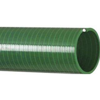 Kanaflex Flexible PVC Heavy Duty Water Suction and Discharge Hose, Green, 6" Hose ID, 6.67" Hose OD, 50' Length