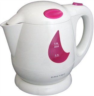 DRETEC electric kettle boil boil Kettle 0.8 L pink PO 307PK Kitchen & Dining
