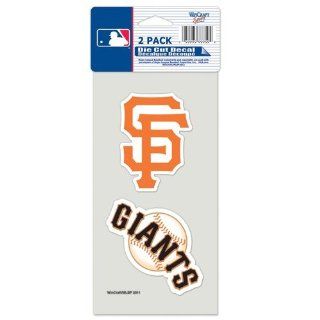 San Francisco Giants Set Of 2 Die Cut Decals : Sports Fan Automotive Decals : Sports & Outdoors