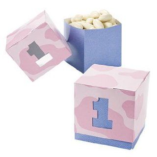 1st Birthday Pink Cowgirl Favor Boxes   Theme Parties & Western: Health & Personal Care