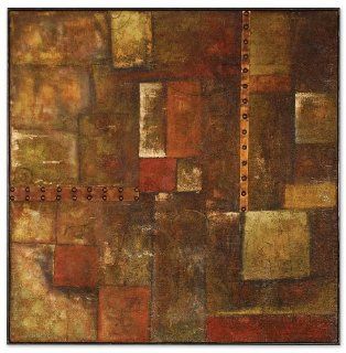 Uttermost Autumn Blocks Modern Wall Art [Kitchen] P.Number: 32044   Oil Paintings