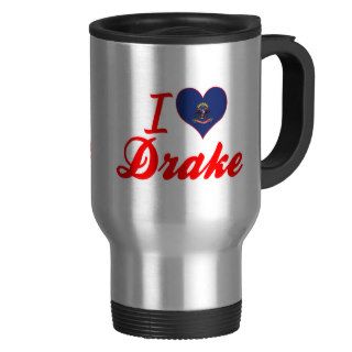 I Love Drake, North Dakota Mug